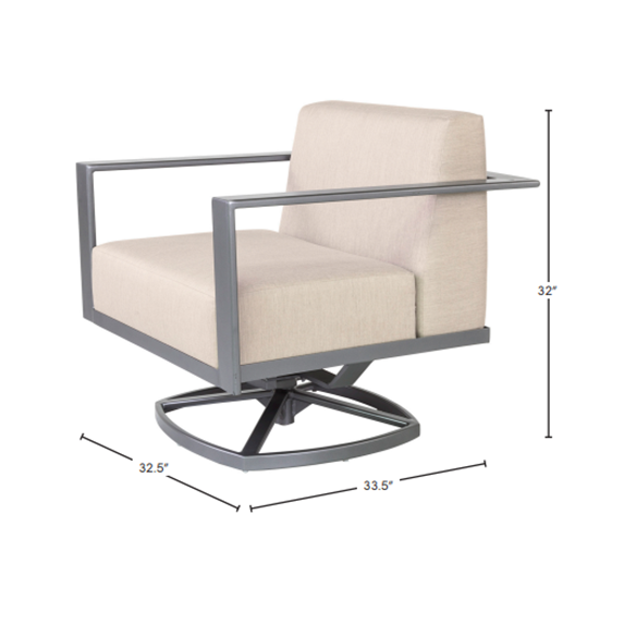 Studio Swivel Rocker Lounge Chair – DRC Showroom